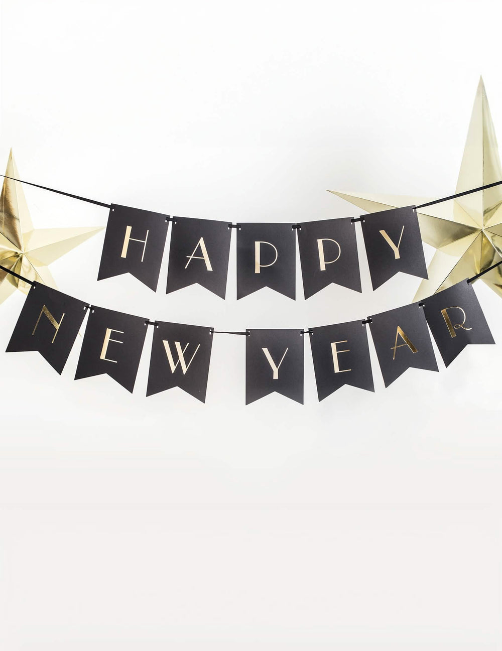 Zavěšený přehled banneru Happy New Year