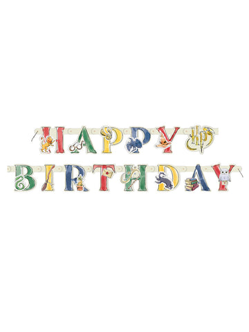 Kartonový banner s narozeninami Harryho Pottera 182 cm