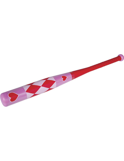Růžová pálka se srdcem 73 cm