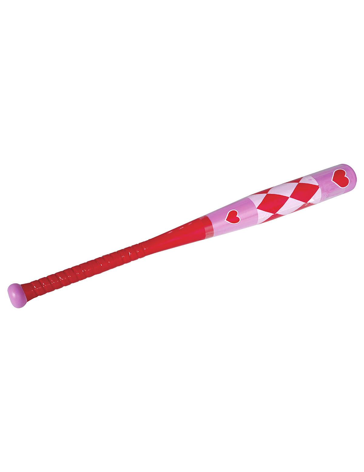 Růžová pálka se srdcem 73 cm