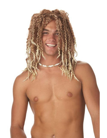 Blond surfařská paruka
