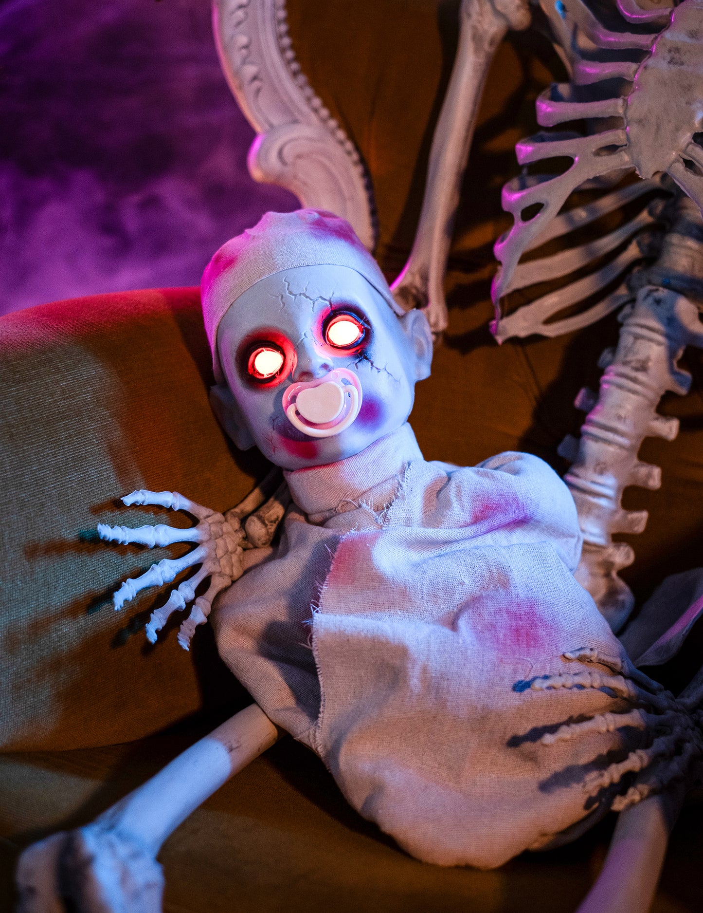 Krvavé zombie dítě světlo a zvuk 50 cm