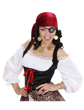 Sada pro dospělé pirátské náhrdelníky a náušnice