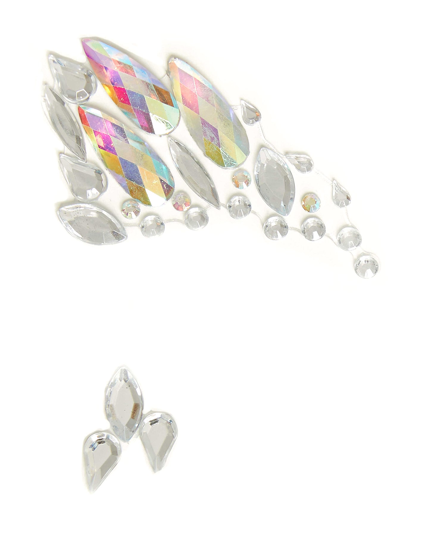 Samolepicí šperky na obličej s nebeským vzorem pro dospělé