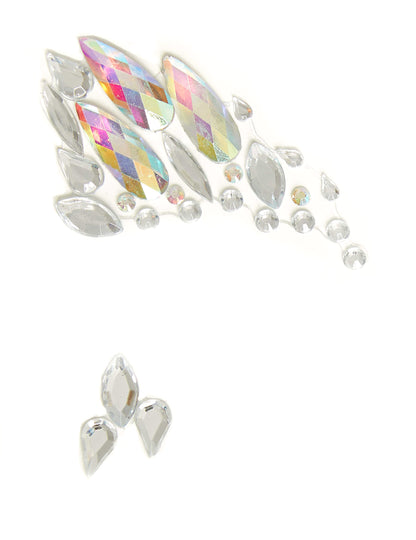 Samolepicí šperky na obličej s nebeským vzorem pro dospělé