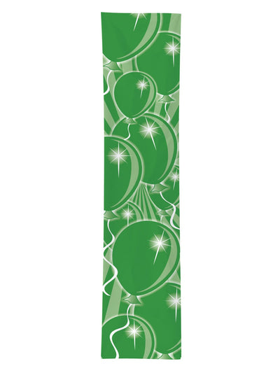 Bannière ballon pour fête d'anniversaire verte