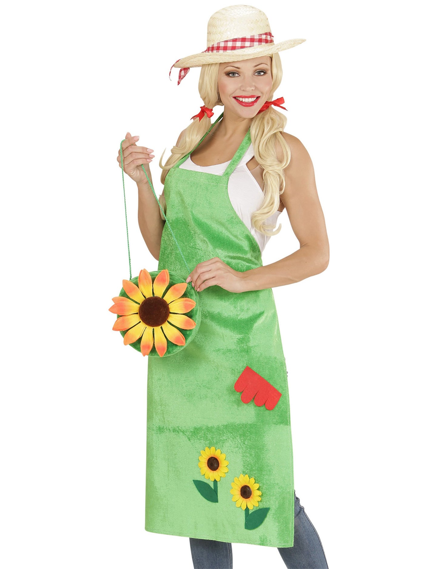 Sacoche avec tournesol de la blouse de jardinier pour adulte