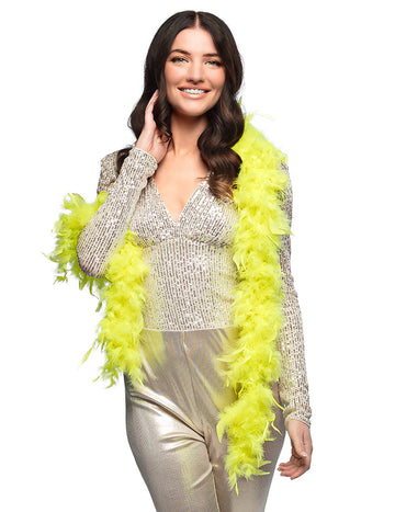 Neónovo žlté boa 50 g