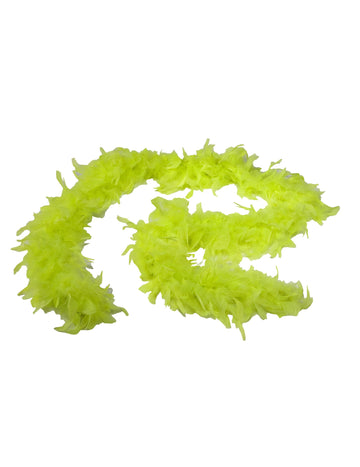 Boa de plumes jaune 45g
