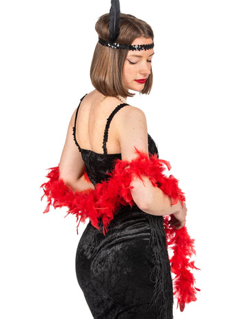 Červený boa pro dospělé 40g