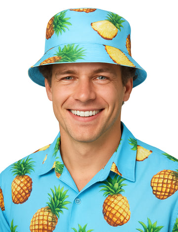 Bob Hawaïen imprimé Ananas Adulte
