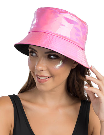 Růžový duhový klobouk pro dospělé 