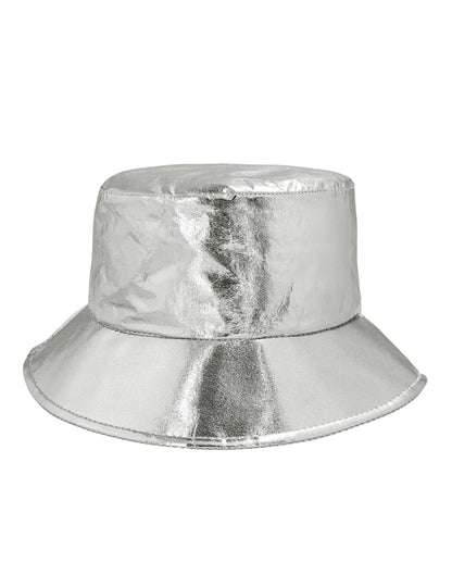 Stříbrný kovový klobouk pro dospělé