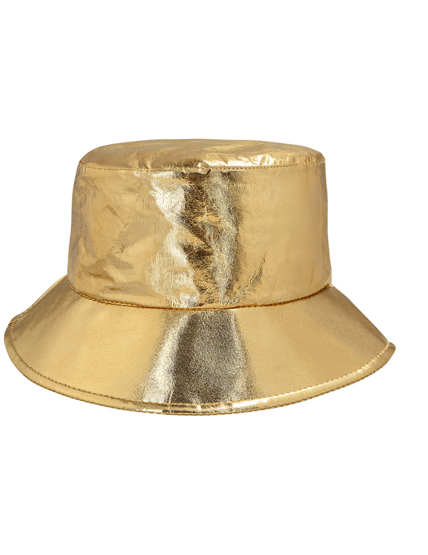 Zlatý kovový klobouk pro dospělé