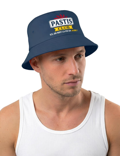 Modrá párty klobouk Bob Pastis Club pro dospělé 