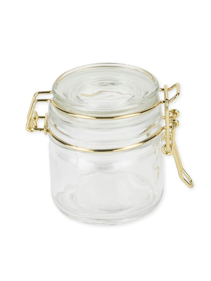 Zlatá zavařovací sklenice 6,5 x 7 cm 100 ml sklenice