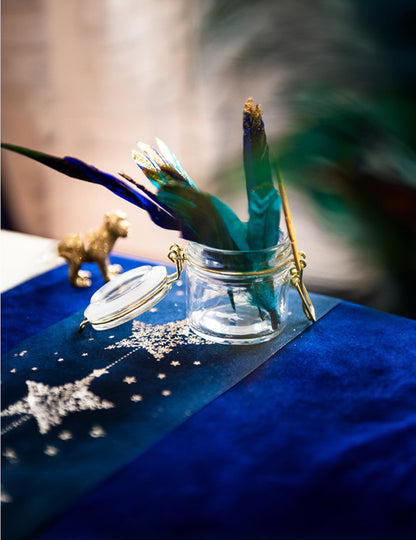 Zlatá zavařovací sklenice 6,5 x 7 cm 100 ml sklenice