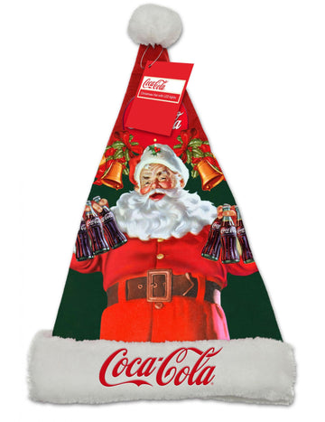 Obří svítící klobouk Coca-Cola