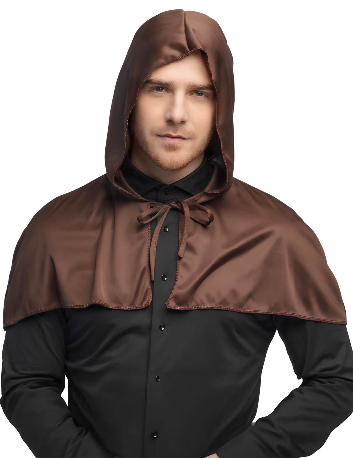 Bonnet médiéval pour adulte marron