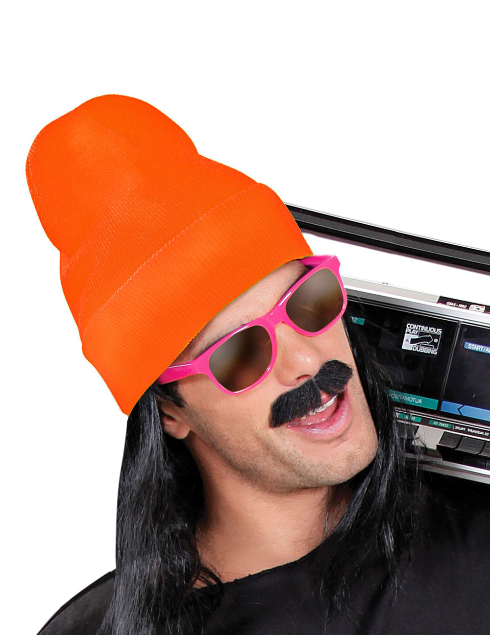 Bonnet orange fluo pour adulte orange