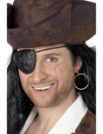 Náušnice a páska oka pro dospělé pirátky