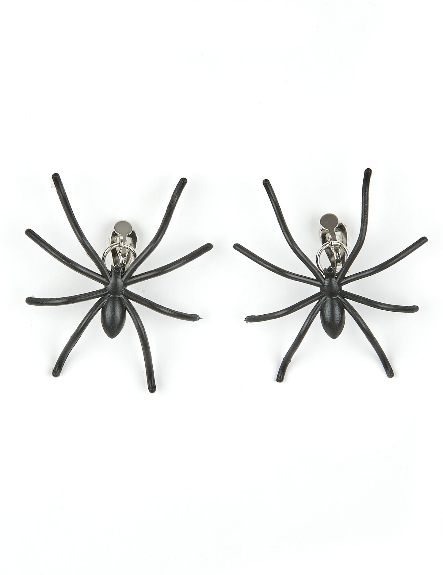 Boucles d'oreilles araignées Halloween pour adulte noires