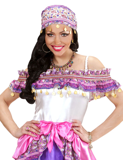 Boucles d'oreilles dorées pour adulte style grandes créoles