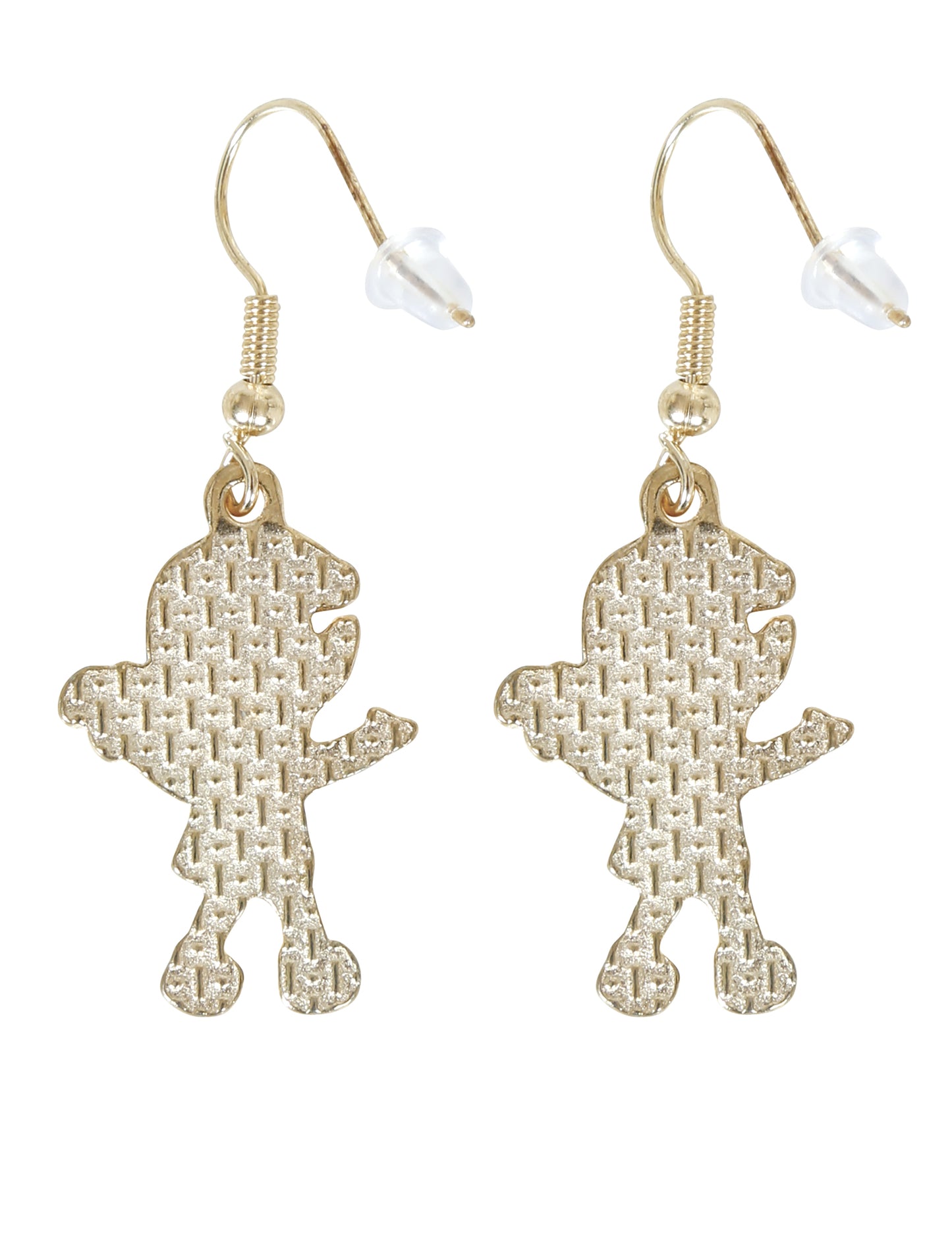 Kovové náušnice s vánočními skřítky 