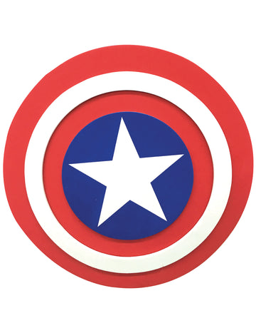 Pěnový štít Captain America 30 cm dítě