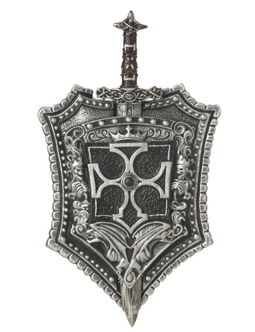 Plastový štít a meč pro dospělé křižáky