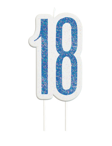 Modrá svíčka pro 18 let