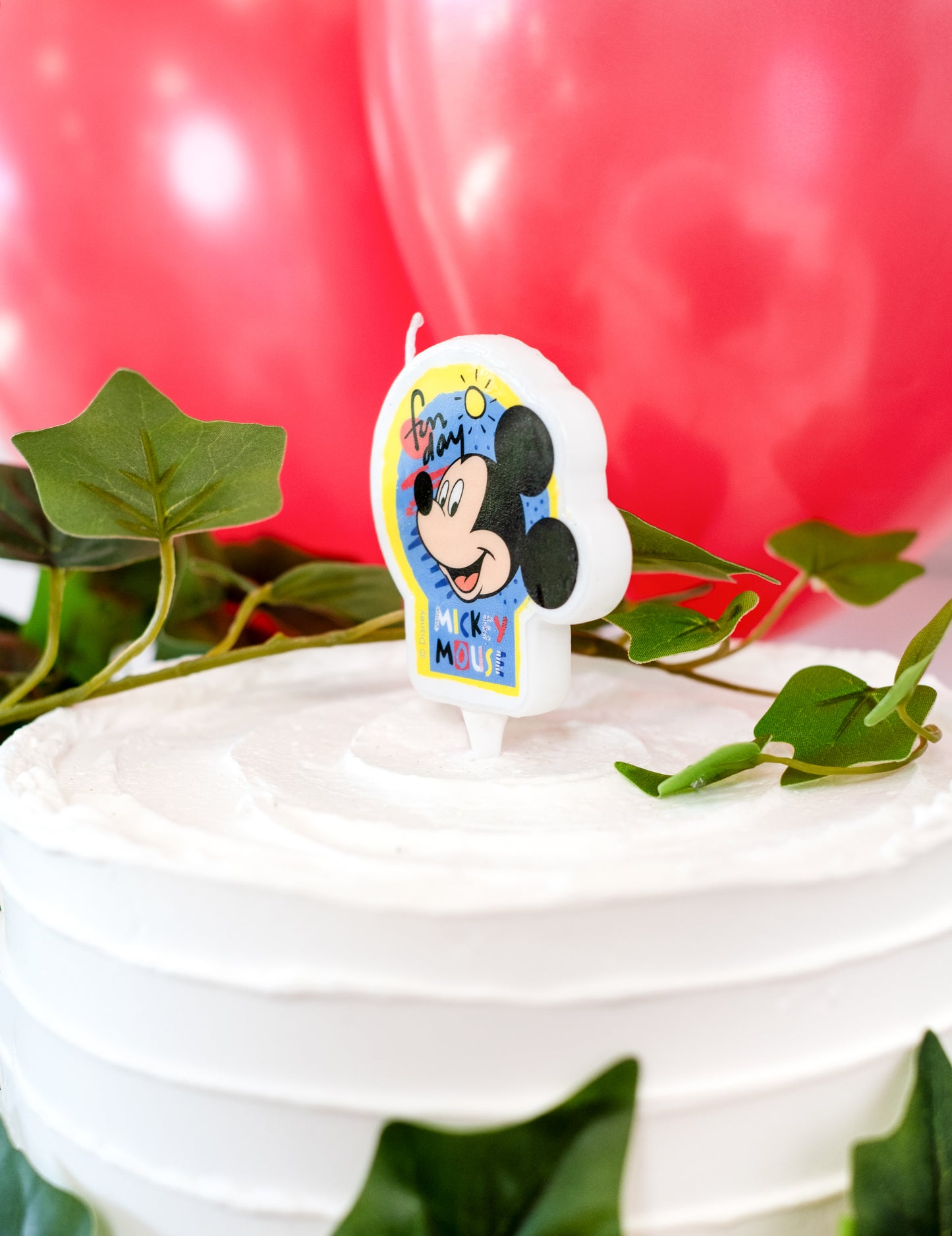 Narozeninová svíčka Mickey™ 7,5 cm 