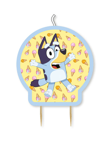 Modrá svíčka 10 x 6 cm