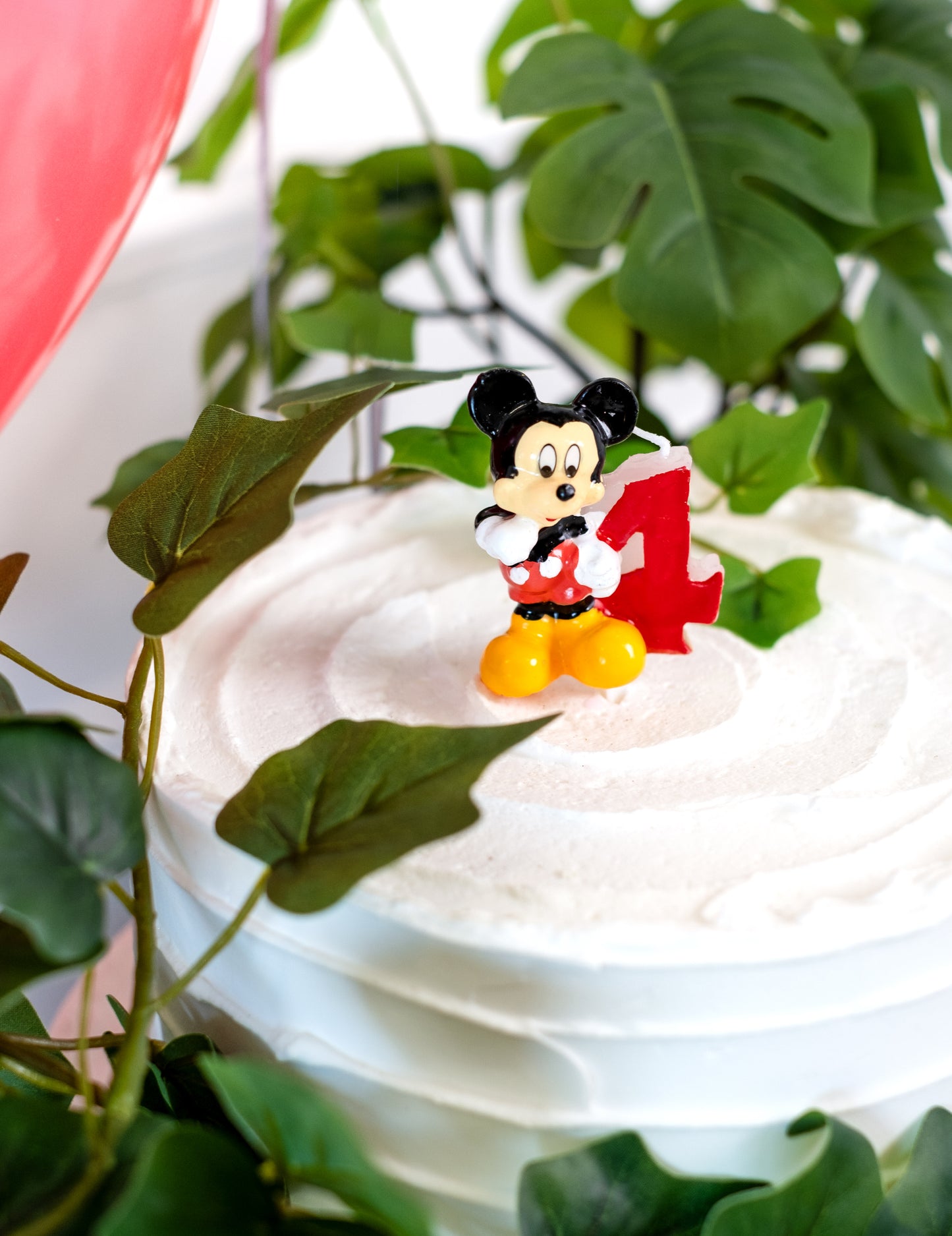 Číslo svíčky 4 Mickey 6,5 cm