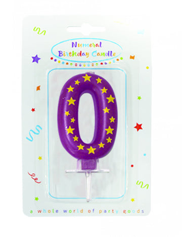 Svíčka s hvězdným číslem 6,3 x 4 cm na narozeninový dort