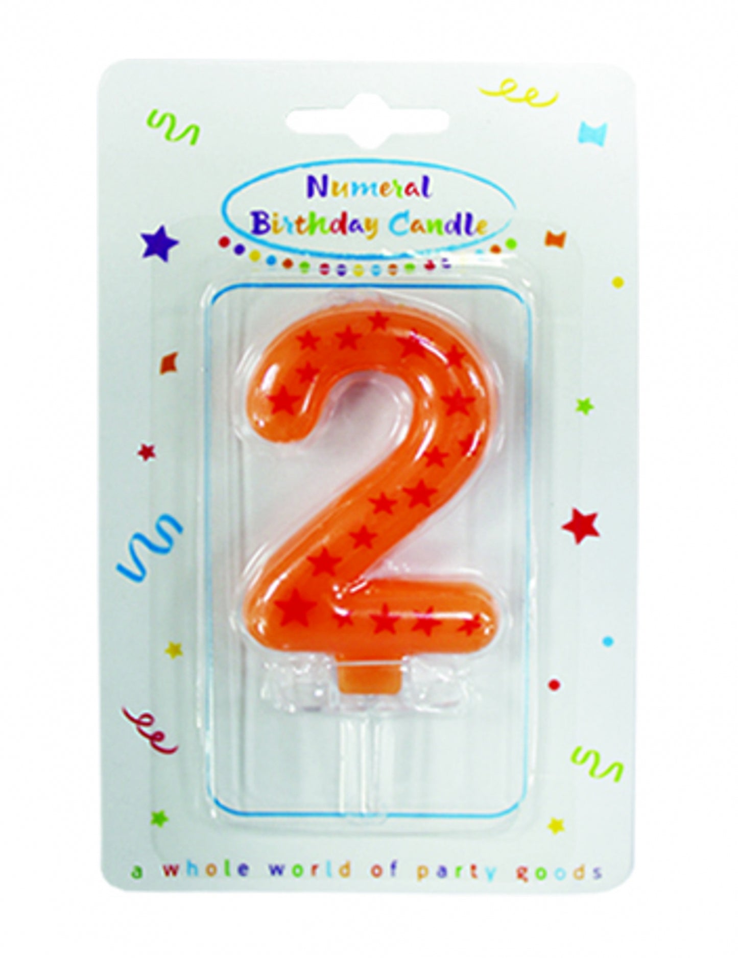 Svíčka s hvězdným číslem 6,3 x 4 cm na narozeninový dort