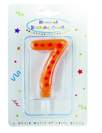 Svíčka s hvězdným číslem 6,3 x 4 cm na narozeninový dort