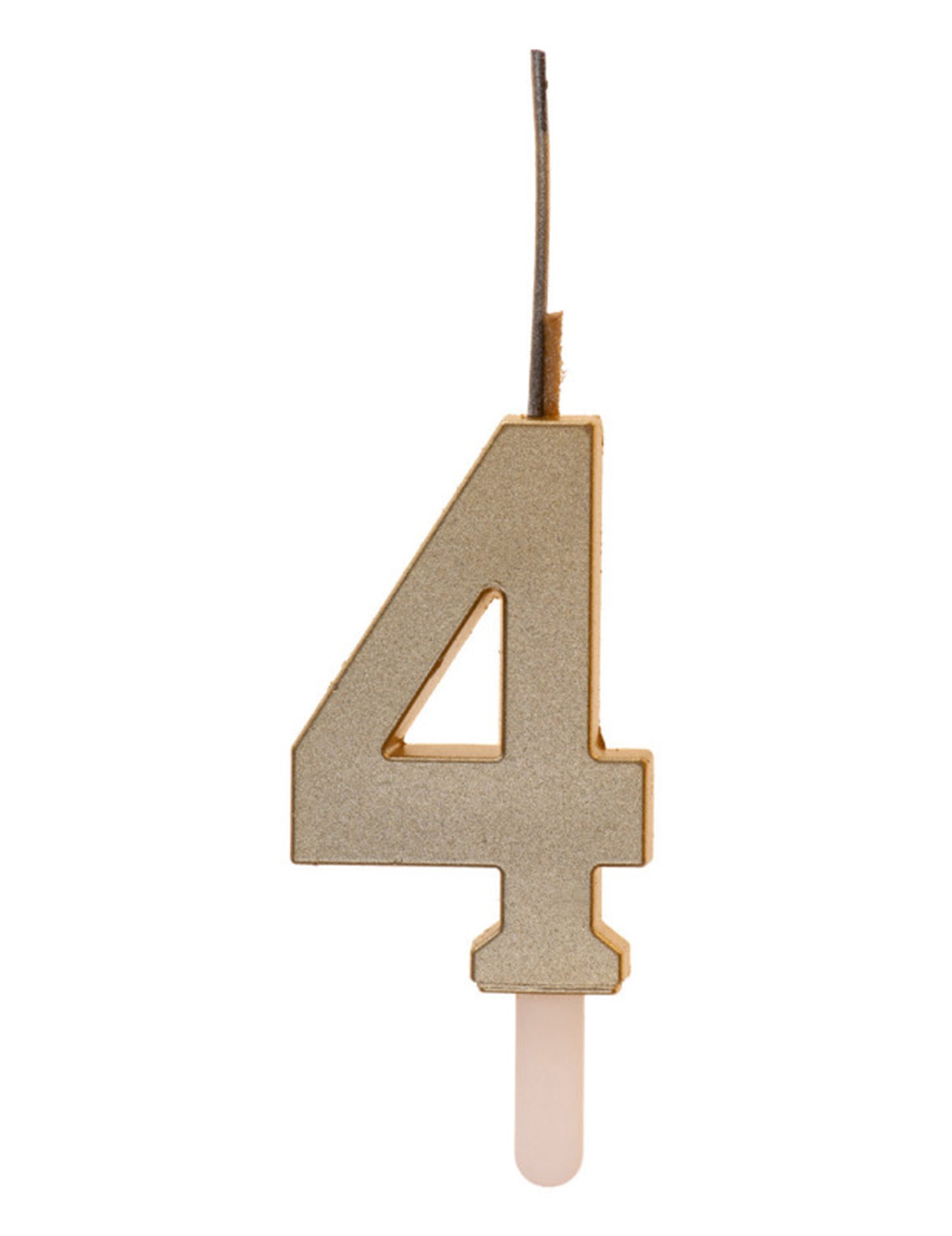 Šumivá číselná svíčka se zlatou prskavkou