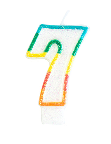 Narozeninová svíčka číslo 7 7,5 cm