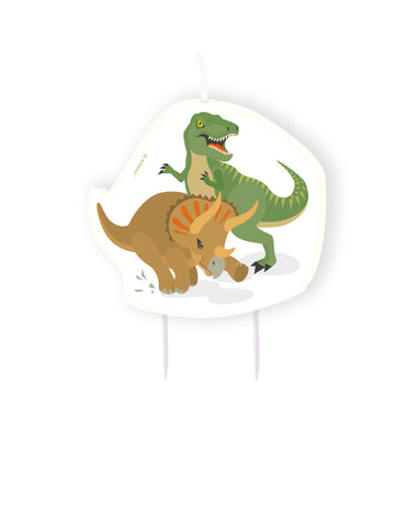 Velká narozeninová svíčka s dinosaurem