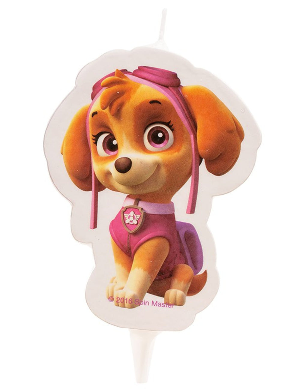 Bougie d'anniversaire Pat' Patrouille Stella pour enfant rose