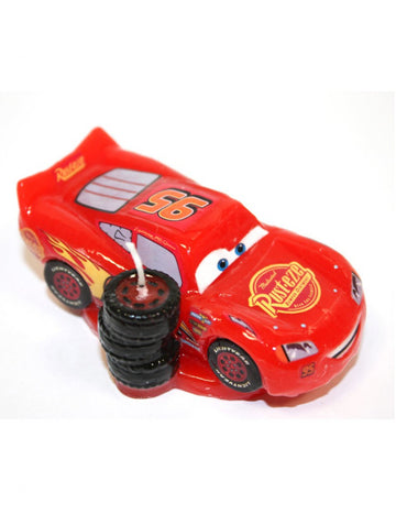 Svíčka Flash McQueen Cars na narozeniny 8 cm 