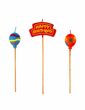 3 svíčky k narozeninám 25 cm