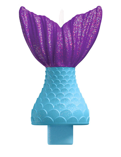 Svíčka s motivem ocasu mořské panny Sny mořské panny 13 cm