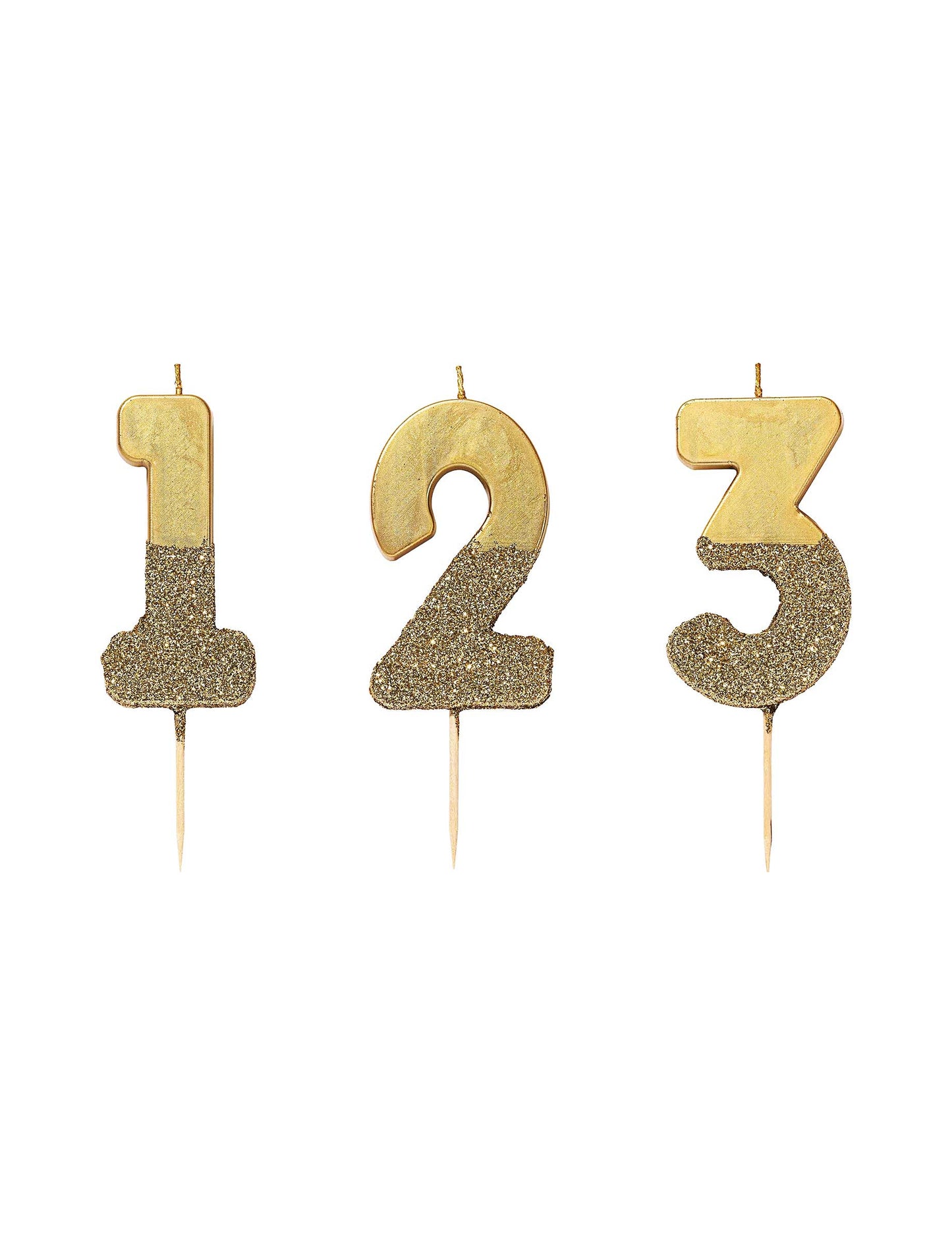 Svíčka na tisku Golden Obrázek 13.8 cm