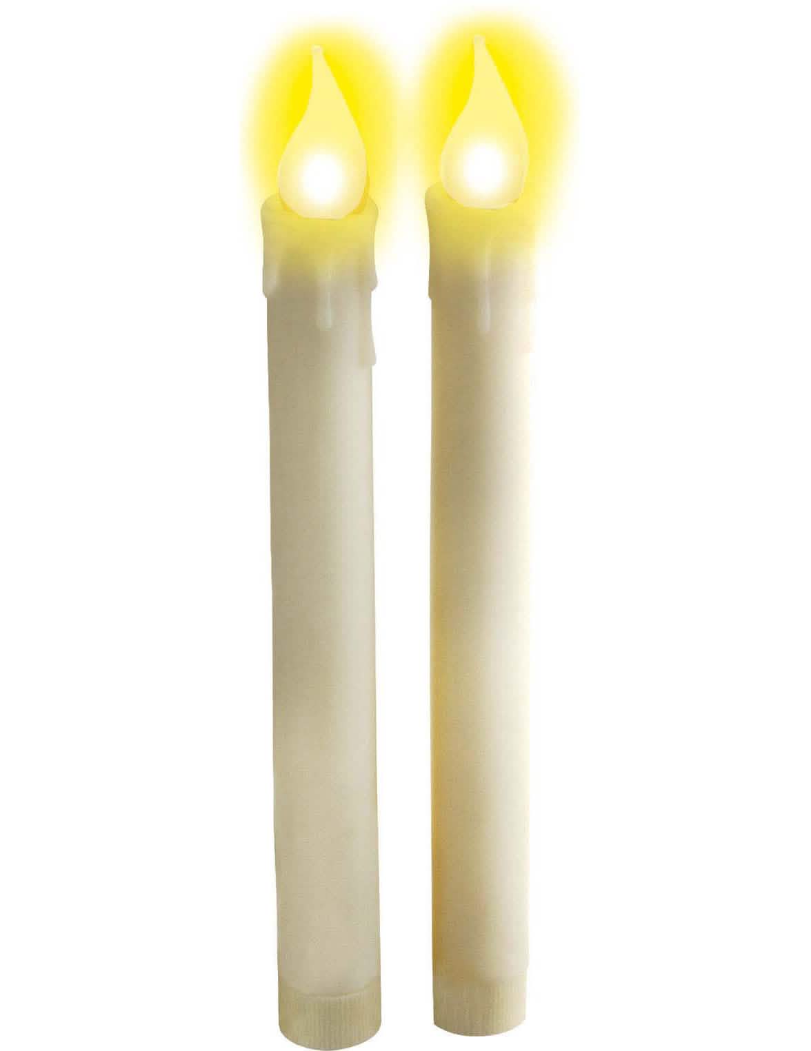 Bougies lumineuses blanches à piles