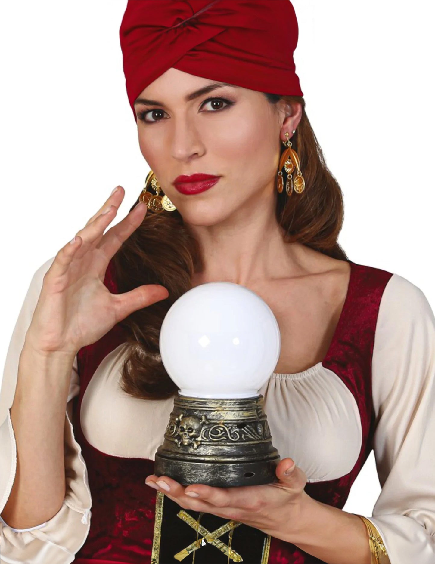 18-světlá jasnovidná křišťálová koule cm