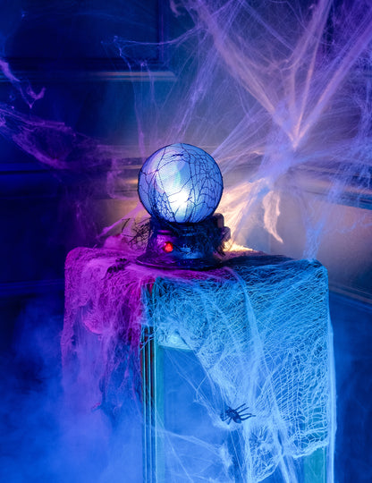 19 x 13 světelná a zvuková křišťálová koule cm