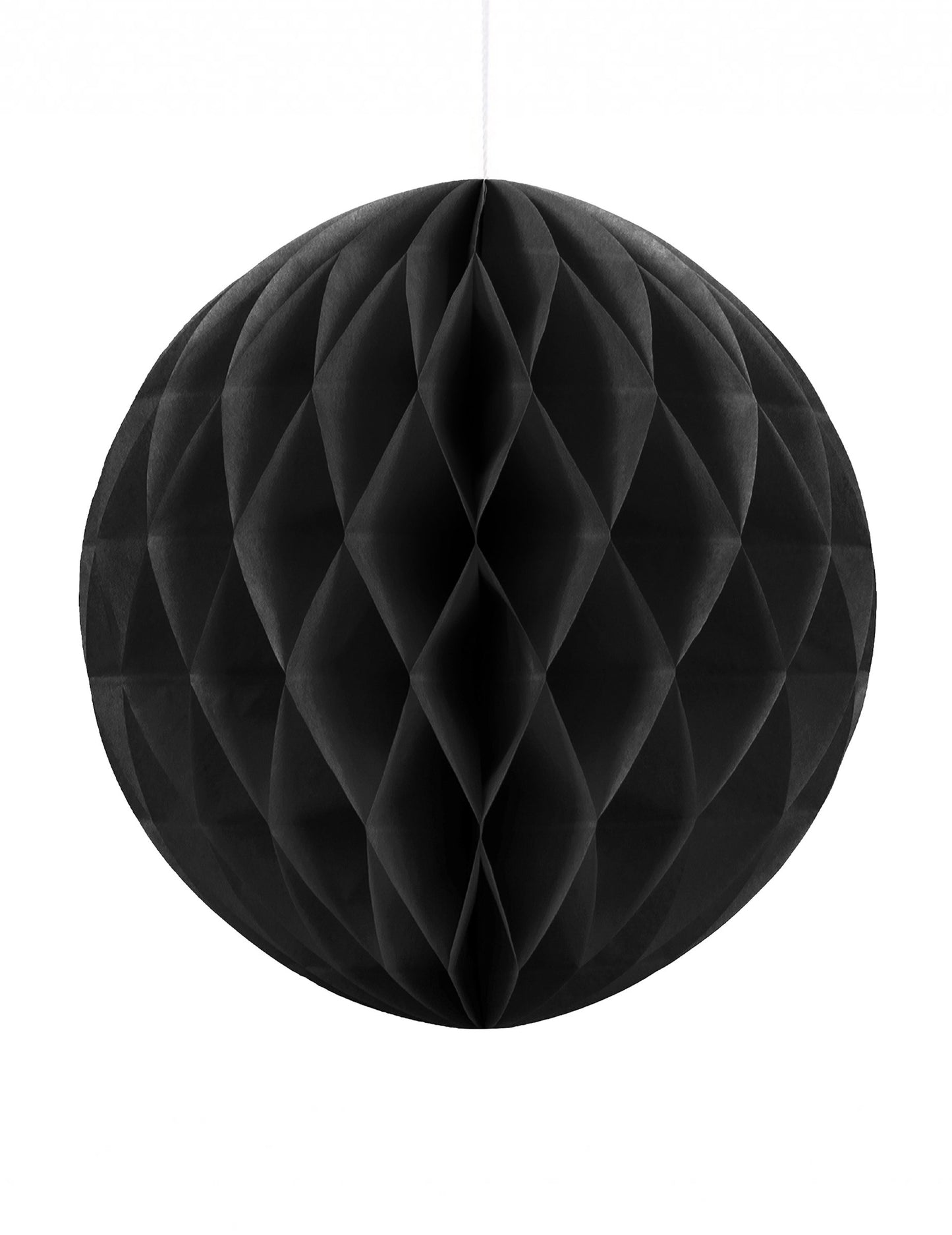 Černá papírová koule s výstupky