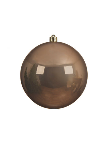 Obří jantarová vánoční koule 20 cm